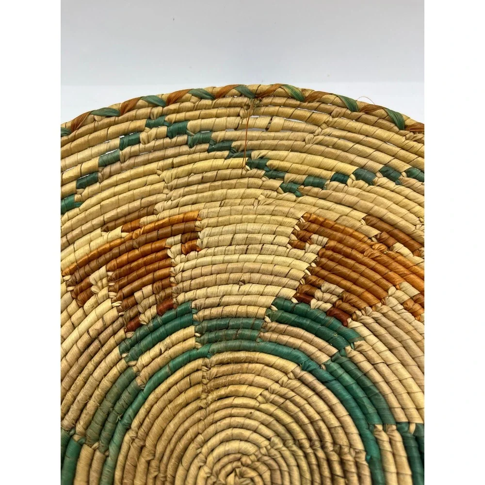 Handwoven‎ Basket Bowl Southwestern  Native American 11